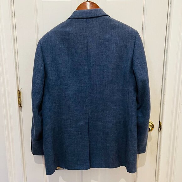 Paul Stuart Woven Wool-Linen Sport Coat Blazer Size 41 R - Picture 10 of 16